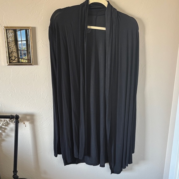Negative Underwear Whipped Black Open Front Cardigan - Picture 1 of 3
